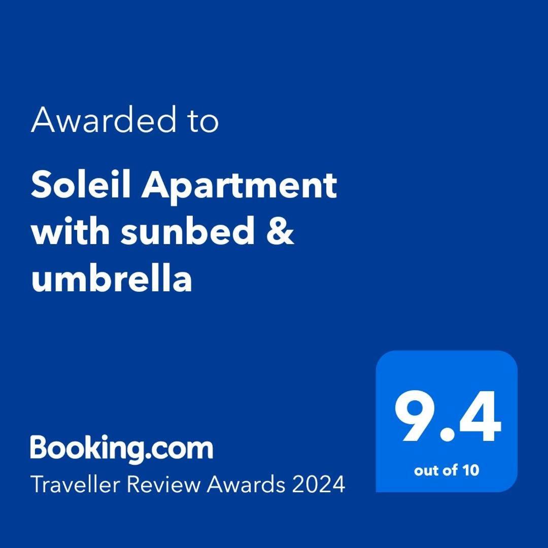 Soleil With Sunbed & Umbrella Appartement